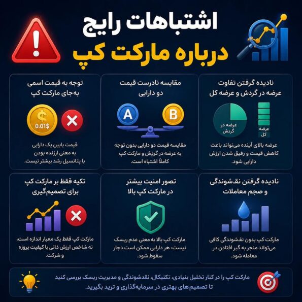 اشتباهات درباره مارکت کپ