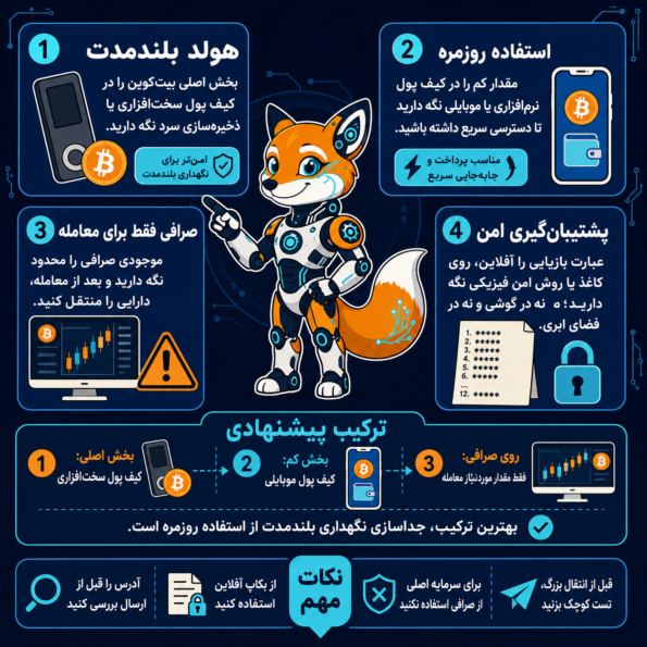 بهترین ترکیب برای نگهداری بیت‌کوین