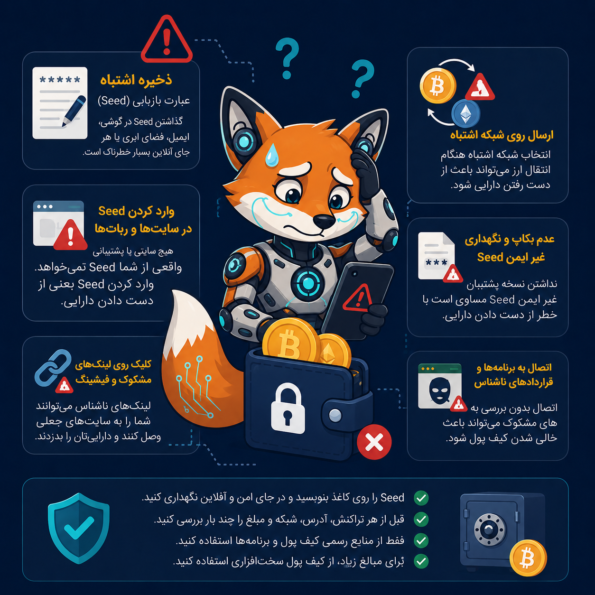 اشتباهات رایج هنگام نگهداری روی صرافی