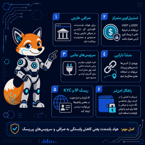 ریسک تحریم در هولد بلندمدت