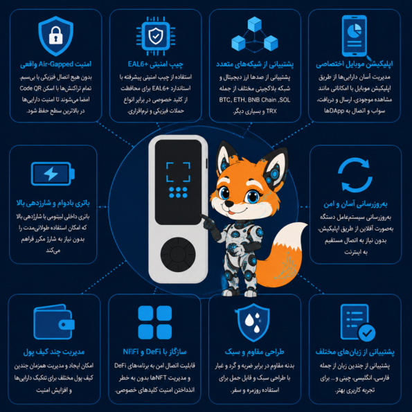 ویژگی‌های اصلی SafePal S1 Pro
