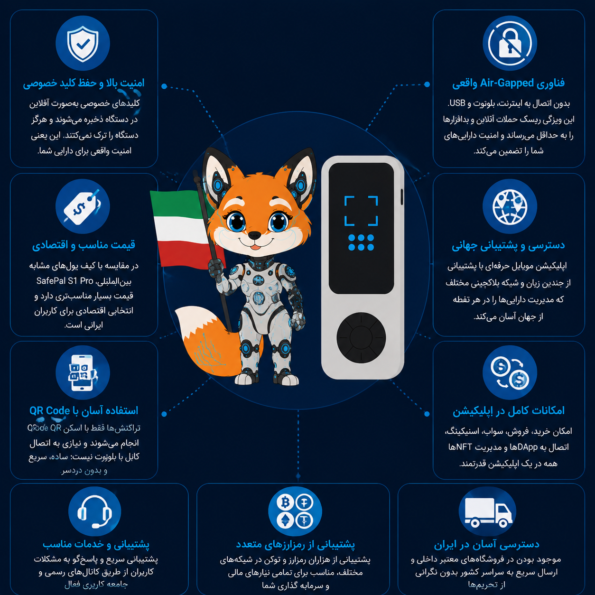 مزایای SafePal S1 Pro برای کاربران ایرانی