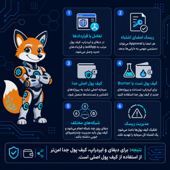 دیفای و ایردراپ چرا کیف پول خاص خودشان را می‌خواهند؟