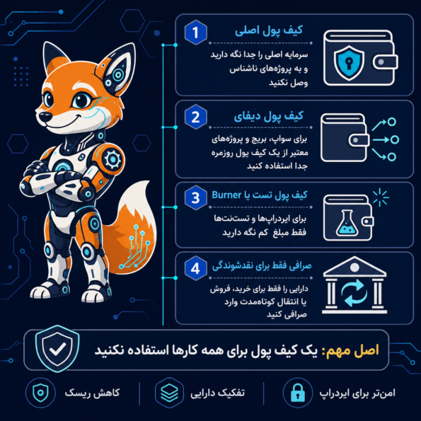 برای ایردراپ فارمینگ چه ساختاری امن‌تر است؟