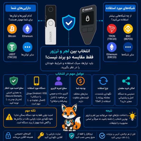 انتخاب بین لجر و ترزور فقط مقایسه دو برند نیست