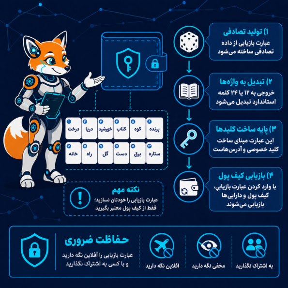 Seed Phrase چگونه ساخته میشود؟