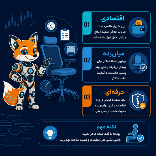 حداقل بودجه برای صندلی ترید چقدر باید باشد؟