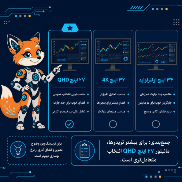 بهترین مانیتور برای TradingView