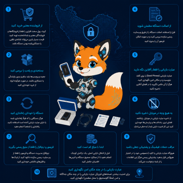 نکات مهم خرید کیف پول سخت افزاری در ایران