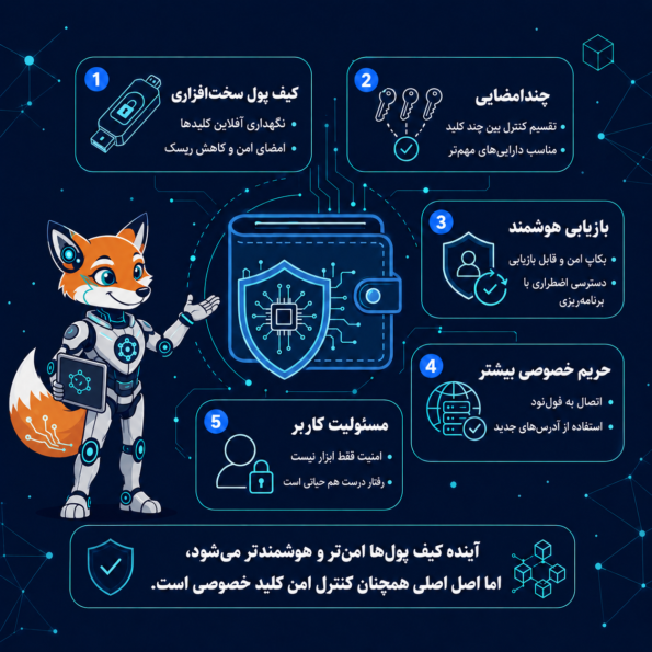 آینده کیف پولهای امن بیت کوین در ۲۰۲۶ به بعد