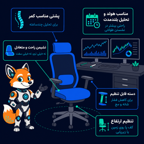 صندلی مناسب هولدرها و تحلیلگران بلندمدت