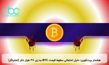 هشدار بیت‌کوین: دلیل احتمالی سقوط قیمت BTC به زیر ۳۸ هزار دلار (تحلیلگر)