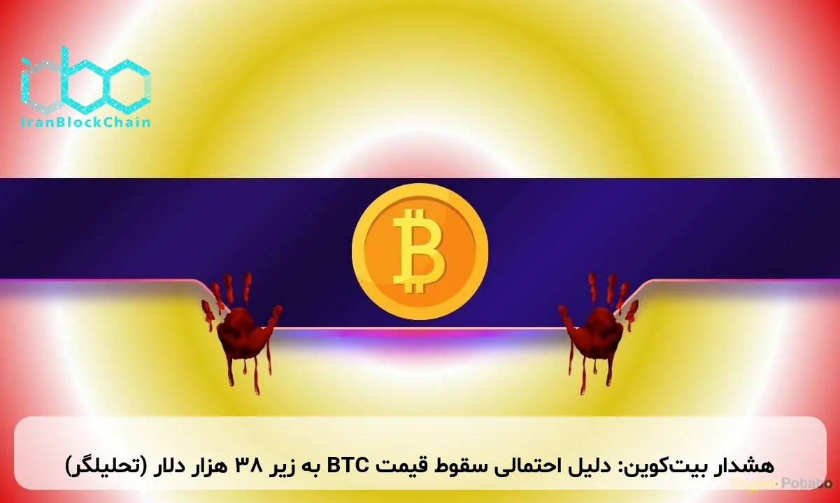 هشدار بیتکوین: دلیل احتمالی سقوط قیمت BTC به زیر ۳۸ هزار دلار (تحلیلگر)