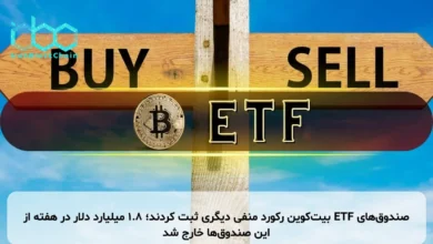 صندوق‌های ETF بیت‌کوین رکورد منفی دیگری ثبت کردند؛ ۱.۸ میلیارد دلار در هفته از این صندوق‌ها خارج شد