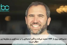 مدیرعامل ریپل از XRP تمجید می‌کند و تأثیر استراتژی را بر بیت‌کوین و رمزارزها زیر سؤال می‌برد