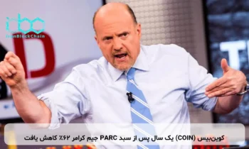 کوین‌بیس (COIN) یک سال پس از سبد PARC جیم کرامر ۶۲٪ کاهش یافت