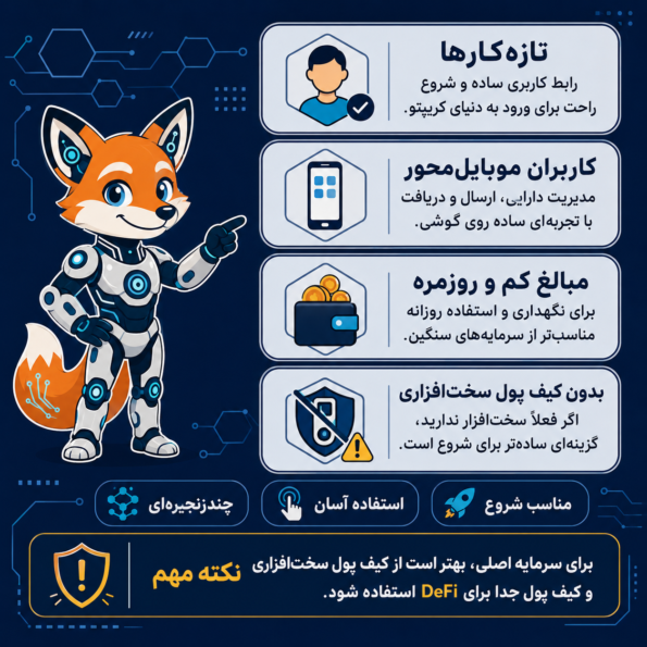 Trust Wallet برای چه کسانی بهتر است؟
