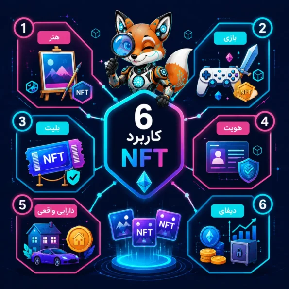 نمایش شش کاربرد NFT