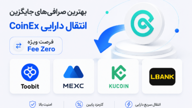 بهترین صرافی های جایگزین انتقال دارایی CoinEx | فرصت ویژه کارمزد صفر