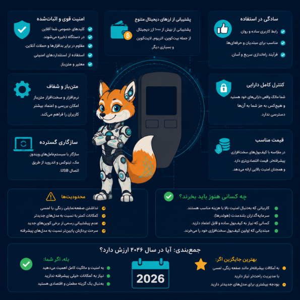آیا Trezor One هنوز در سال ۲۰۲۶ ارزش دارد؟
