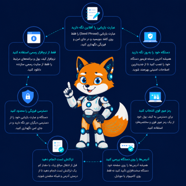 نکات طلایی امنیت کیف پول سختافزاری