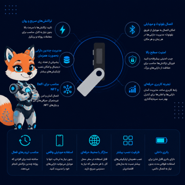 چرا Ledger Nano X برای کاربران حرفهای جذاب است؟