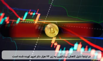 در اینجا دلیل کاهش بیت‌کوین به زیر ۶۴ هزار دلار امروز آورده شده است