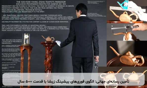تأمین رسانه‌ای جهانی: الگوی قوری‌های ییشینگ زیشا با قدمت ۵۰۰ سال