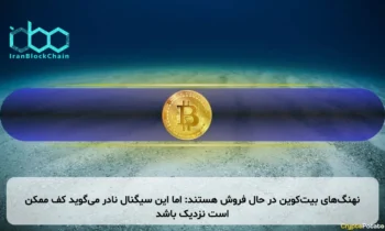 نهنگ‌های بیت‌کوین در حال فروش هستند: اما این سیگنال نادر می‌گوید کف ممکن است نزدیک باشد