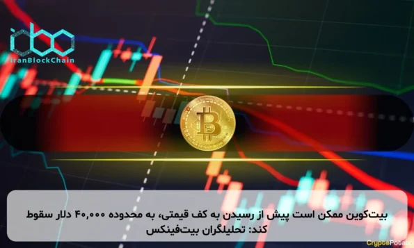 بیت‌کوین ممکن است پیش از رسیدن به کف قیمتی، به محدوده ۴۰,۰۰۰ دلار سقوط کند: تحلیلگران بیت‌فینکس