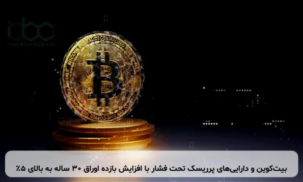 بیت‌کوین و دارایی‌های پرریسک تحت فشار با افزایش بازده اوراق ۳۰ ساله به بالای ۵٪