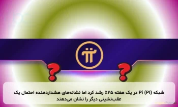 شبکه Pi (PI) در یک هفته ۲۵٪ رشد کرد اما نشانه‌های هشداردهنده احتمال یک عقب‌نشینی دیگر را نشان می‌دهند