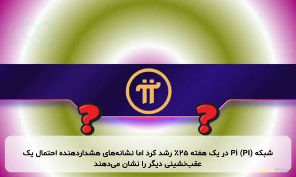 شبکه Pi (PI) در یک هفته ۲۵٪ رشد کرد اما نشانه‌های هشداردهنده احتمال یک عقب‌نشینی دیگر را نشان می‌دهند