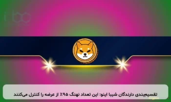 تقسیم‌بندی دارندگان شیبا اینو: این تعداد نهنگ ۹۵٪ از عرضه را کنترل می‌کنند