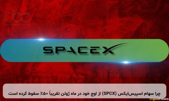چرا سهام اسپیس‌ایکس (SPCX) از اوج خود در ماه ژوئن تقریباً ۵۰٪ سقوط کرده است