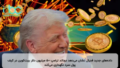 داده‌های جدید فدرال نشان می‌دهد دونالد ترامپ ۵۰ میلیون دلار بیت‌کوین در کیف پول سرد نگهداری می‌کند
