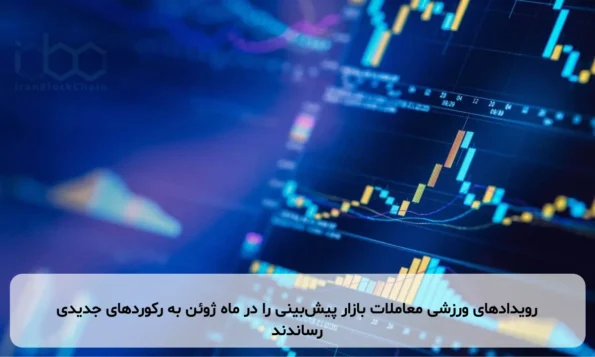 رویدادهای ورزشی معاملات بازار پیش‌بینی را در ماه ژوئن به رکوردهای جدیدی رساندند