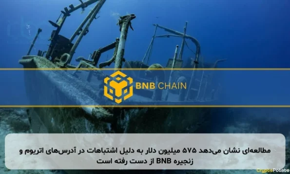 مطالعه‌ای نشان می‌دهد ۵۷۵ میلیون دلار به دلیل اشتباهات در آدرس‌های اتریوم و زنجیره BNB از دست رفته است