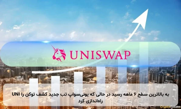 UNI به بالاترین سطح ۶ ماهه رسید در حالی که یونی‌سواپ تب جدید کشف توکن را راه‌اندازی کرد