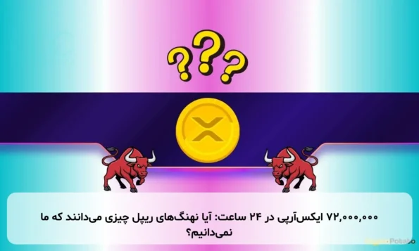 ۷۲,۰۰۰,۰۰۰ ایکس‌آر‌پی در ۲۴ ساعت: آیا نهنگ‌های ریپل چیزی می‌دانند که ما نمی‌دانیم؟